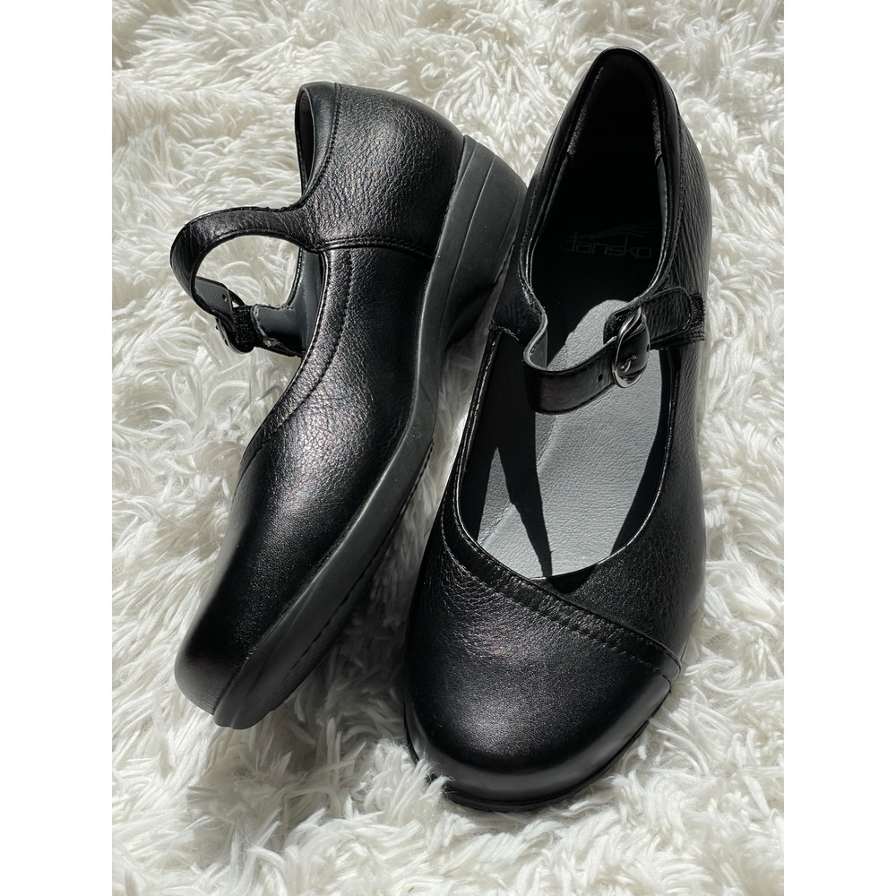 Dansko Fawna Black Nappa Mary Jane Shoes